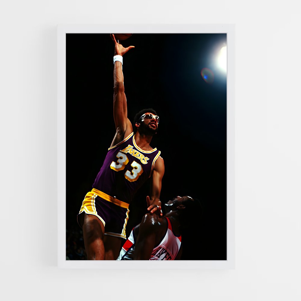 Poster Légende en Purple – affiche Basketball (vue 3)